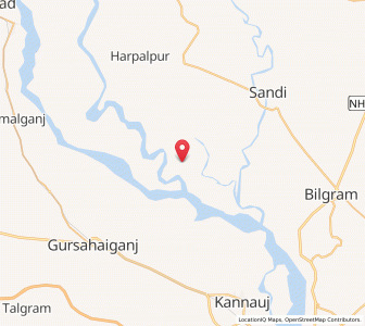 Map of Chandau Beche, Uttar Pradesh