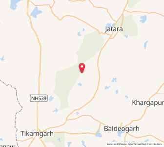 Map of Chandauwakhera, Madhya Pradesh