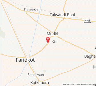 Map of Chandbaja, Punjab