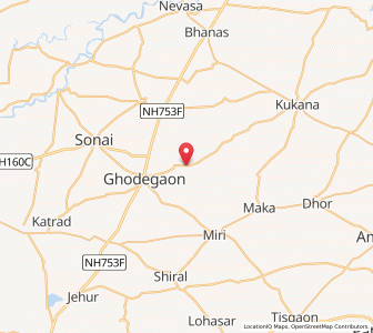 Map of Chande, Maharashtra