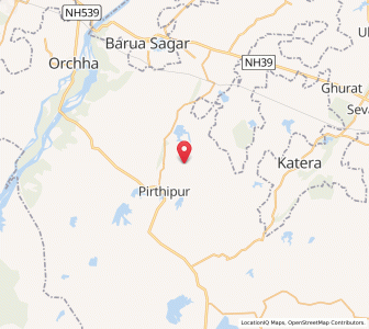 Map of Chandeli, Madhya Pradesh