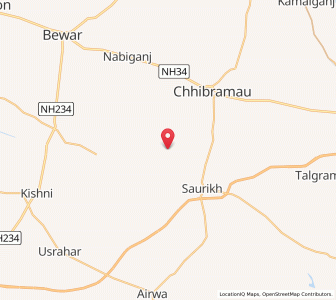 Map of Chandi Chaura, Uttar Pradesh