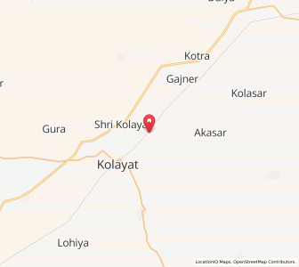 Map of Chandi, Rajasthan