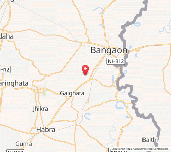 Map of Chandpara, West Bengal