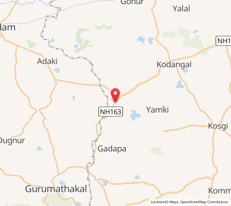 Map of Chandrakal, Andhra Pradesh