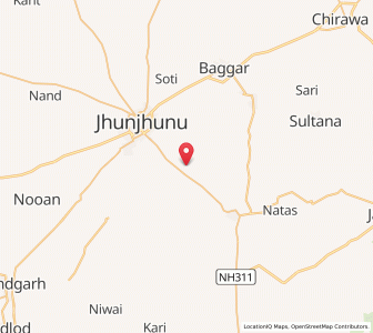 Map of Chandrapura, Rajasthan