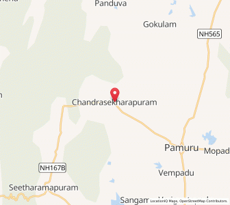 Map of Chandrasekharapuram, Andhra Pradesh