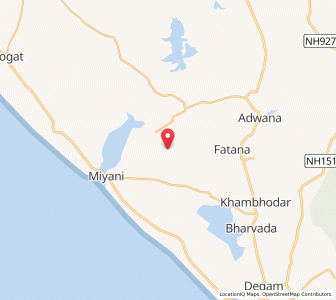 Map of Chandrawada, Gujarat