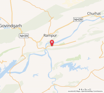 Map of Chandre, Madhya Pradesh