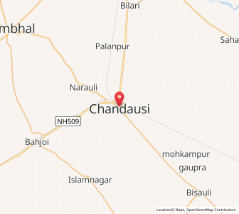 Map of Chanduasi, Uttar Pradesh
