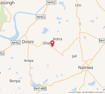 Map of Chandwar, Rajasthan