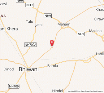 Map of Chang, Haryana