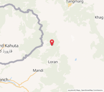 Map of Chanwali, Kashmir