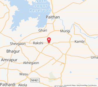 Map of Chapadgaon, Maharashtra