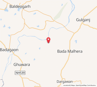 Map of Chapkan, Madhya Pradesh
