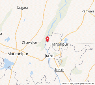 Map of Chapran, Madhya Pradesh