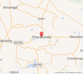 Map of Charakunda, Andhra Pradesh
