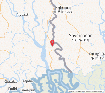 Map of Charalkhali, West Bengal