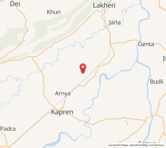 Map of Charana, Rajasthan