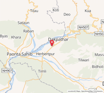 Map of Charanjpur, Uttarakhand