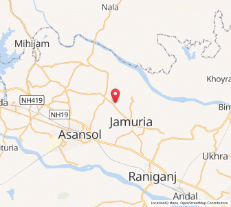 Map of Charanpur, West Bengal
