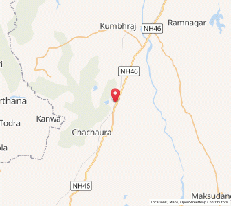 Map of Charanpura, Madhya Pradesh