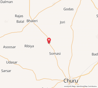 Map of Charanwasi, Rajasthan
