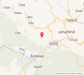Map of Charekh, Uttarakhand