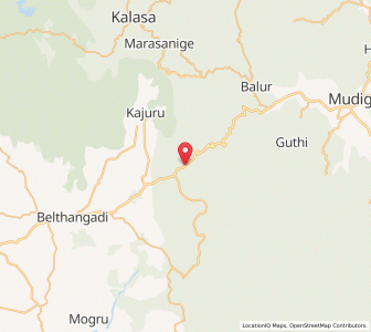 Map of Charmadi, Karnataka