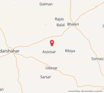Map of Charsar, Rajasthan
