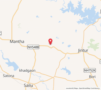 Map of Charthana, Maharashtra