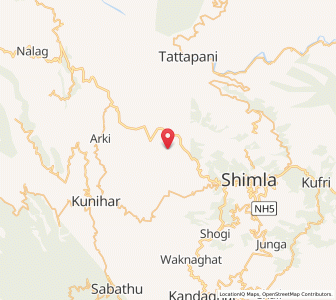 Map of Charuna, Himachal Pradesh