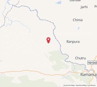 Map of Charwadih, Chhattisgarh