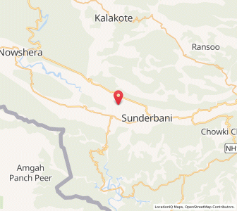Map of Charwal, Kashmir