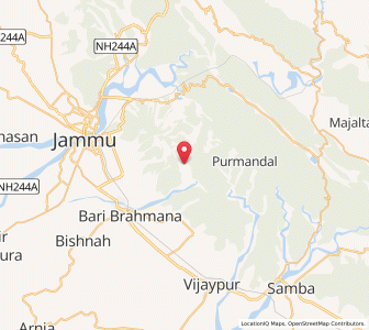 Map of Chat, Kashmir