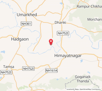 Map of Chatari, Maharashtra
