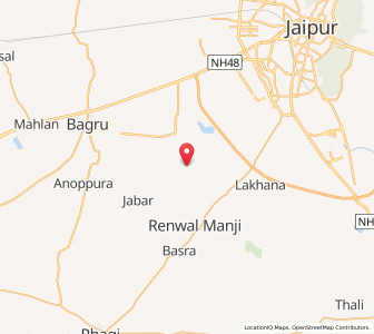 Map of Chattarpura, Rajasthan