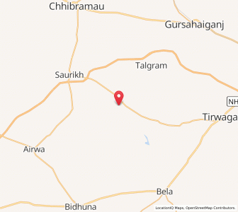 Map of Chauhanapur, Uttar Pradesh