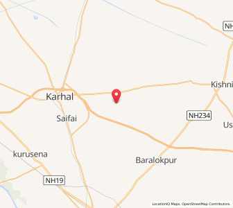 Map of Chauhanpura, Uttar Pradesh