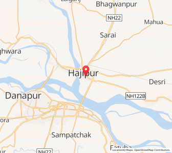 Map of Chauhatta, Bihar