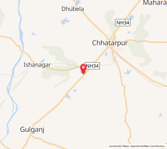 Map of Chauka, Madhya Pradesh