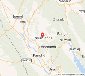 Map of Chauki Maniar, Himachal Pradesh