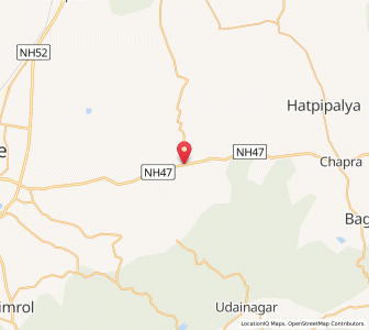 Map of Chauki, Madhya Pradesh