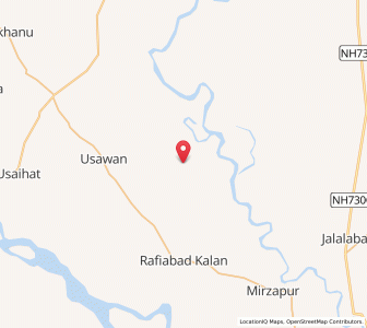 Map of Chaukia, Uttar Pradesh