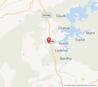 Map of Chaukipura, Madhya Pradesh