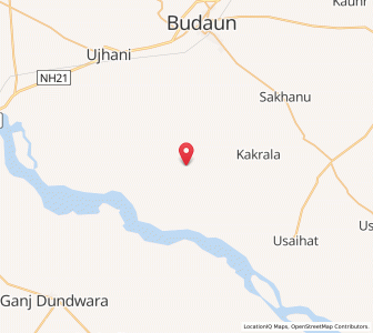Map of Chaundera, Uttar Pradesh