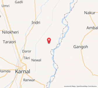 Map of Chaunra, Haryana