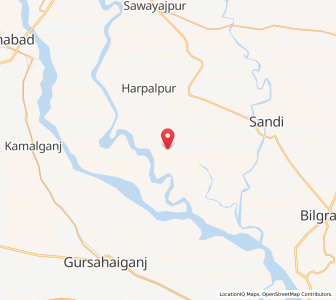 Map of Chaunsar, Uttar Pradesh