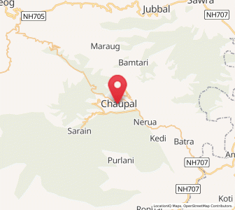 Map of Chaupal, Himachal Pradesh