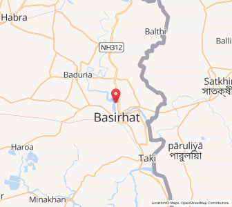 Map of Chaura, West Bengal